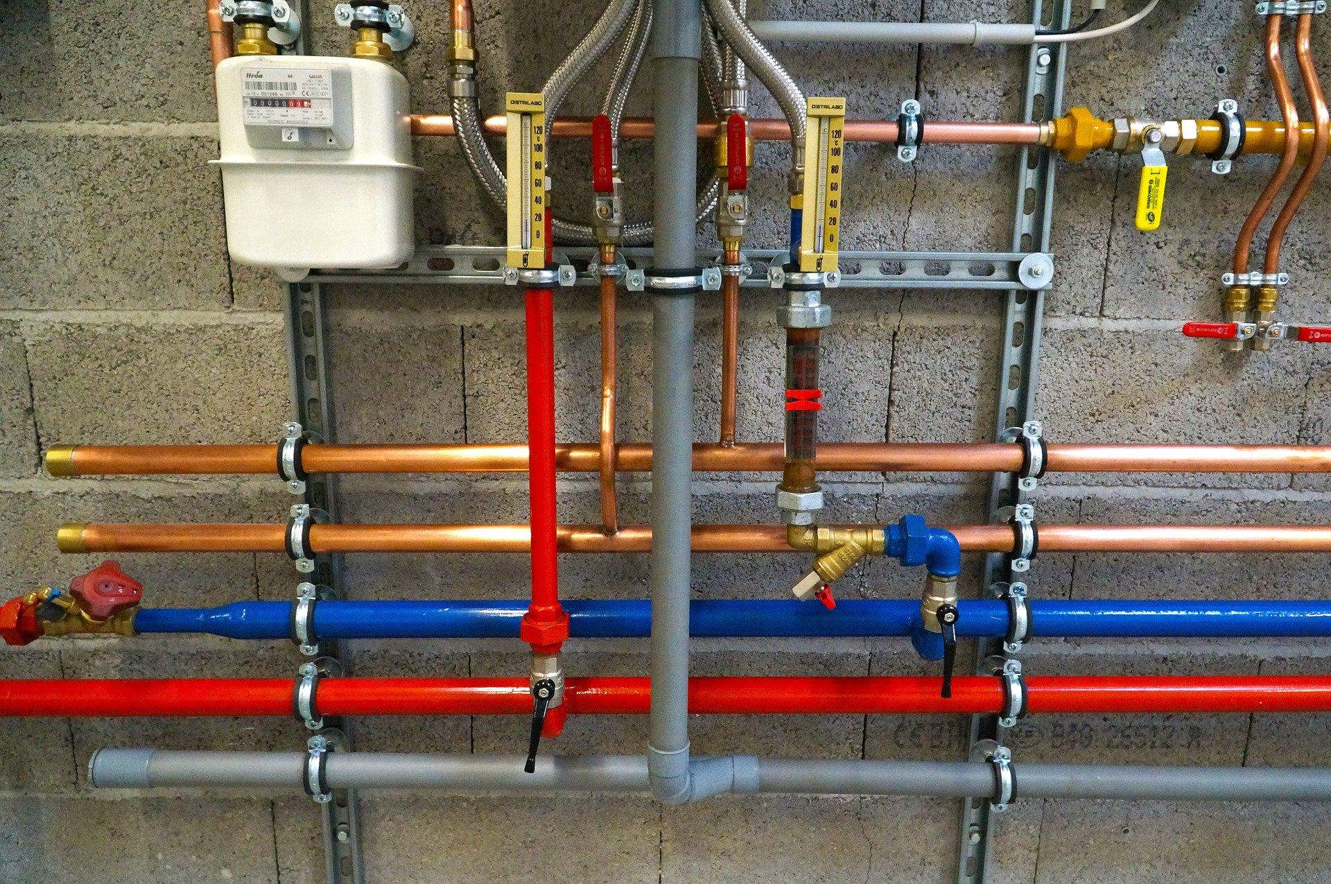 Commercial gas pipework and meter installation